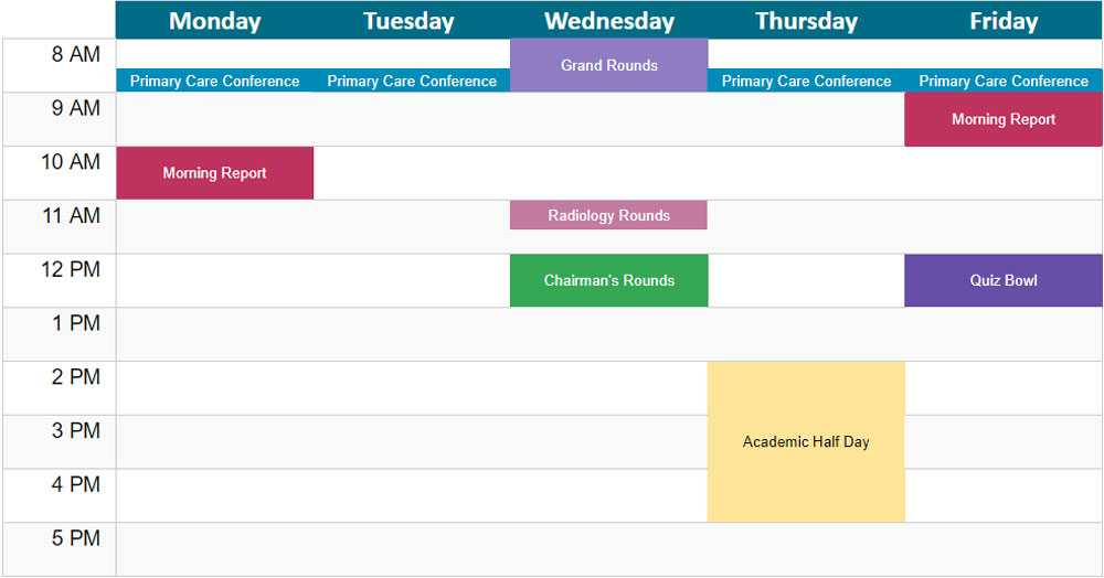 Education Schedule